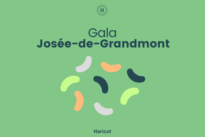 Haricot est présentateur officiel du Gala Josée-de-Grandmont 