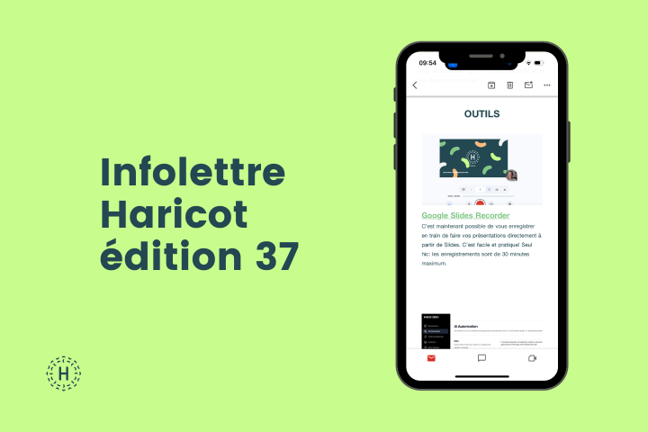 Infolettre Haricot - Édition #37