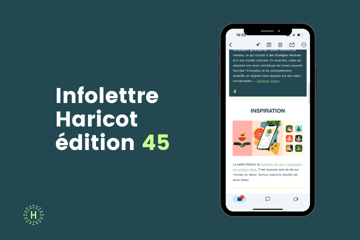 Infolettre Haricot édition #45