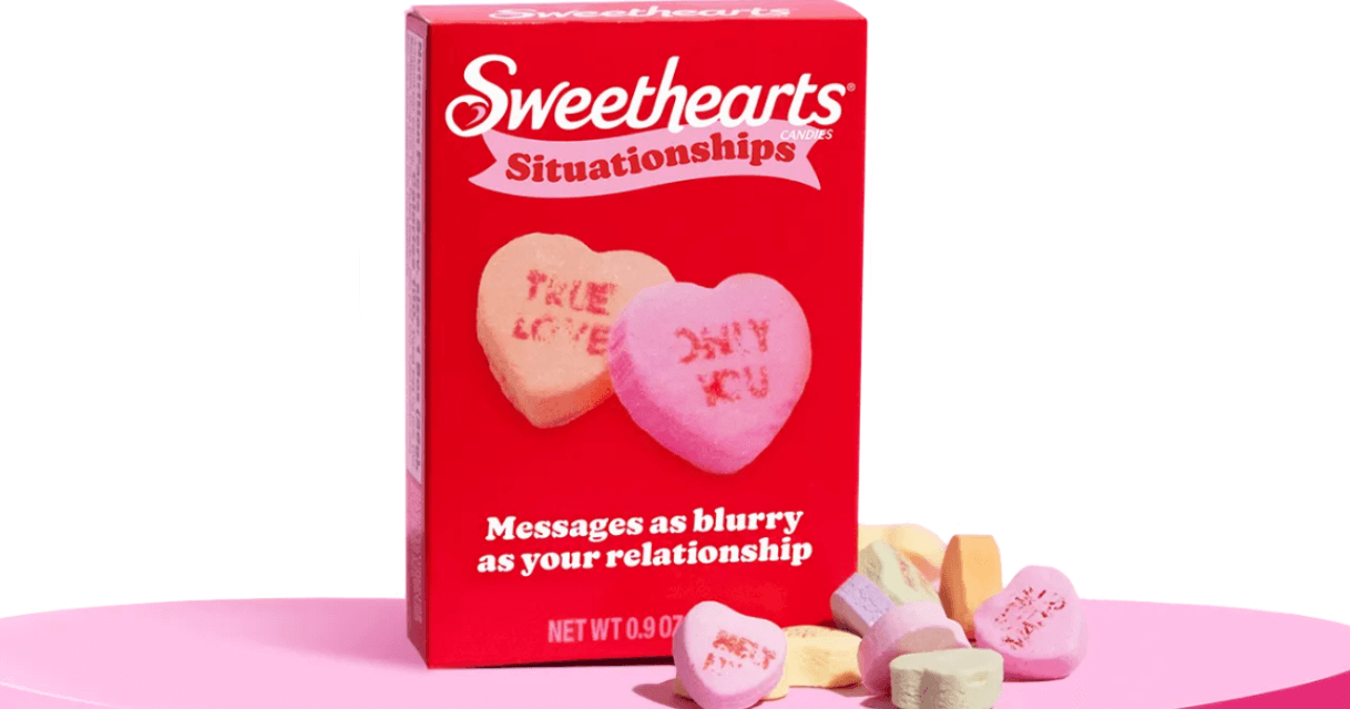 Campagne marketing Sweethearts pour la Saint-Valentin 2024. 