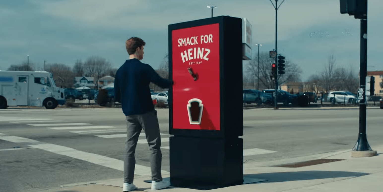 Stunt publicitaire de Heinz appelée Smack for Heinz.